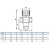 Watts Industries Trieigiai term.vent. AQUAMIX 62 C1/2" (10022122)