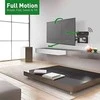 Laikiklis BARKAN VTM464L 13"-90" TV, 4 lankstų, su antena, sieninis, juodas, labai ilgas