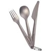 Įrankių rinkinys Lifeventure Titanium 3pcs Cutlery Set