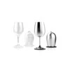 Metalinė taurė vynui GSI Outdoors Nesting Wine Glass Glacier SS
