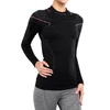 Mot. termo marškinėliai Brubeck Thermo Women's Sweatshirt - Juoda - M
