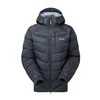 Moteriška pūkinė striukė Rab Glaceon Pro Jacket Wmns - XL - Tamsiai pilka