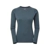 Moteriški marškinėliai Montane Dart Long Sleeve - Mėlyna - XL