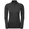 Moteriški marškinėliai Montane F Dart Zip Neck - XL - Eclipse Mėlyna