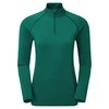 Moteriški termo marškinėliai Montane Fem Dart Thermo Zip Neck - Juoda - L