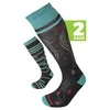 Moteriškos slidinėjimo kojinės Lorpen S2MWC Ski Mid Women 2 Pack - M (38-41) - Žydra