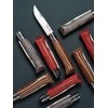 Peilis Opinel Nr.8 Laminated Brown nerūdijančio plieno ašmenimis ir ruda beržo rankena