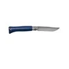 Opinel France Peilis su dirželiu Opinel Colorama 08 Inox Grab tamsiai mėlynas, su įdėklu