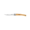 Peilis plonais ašmenims dežutėje Opinel Case N10 Slim Olive Mirror Blade