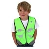 Šviesą atspindinti vaikiška liemenė LittleLife Hi Vis Žalias Dinosaur - S