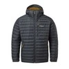 Vyriška pūkinė striukė Rab Microlight Alpine Jacket - XXL - Juoda/grafito (juodas/graphene),