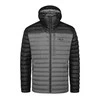 Vyriška pūkinė striukė Rab Microlight Alpine Jacket - XXL - Juoda/grafito (juodas/graphene),