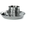 Danija GSI Outdoors Glacier Stainless 1 Person Set nerūdijančio plieno indų rinkinys 1 asmeniui