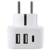 Elektros lizdų adapteris Lifeventure USB World to Europe