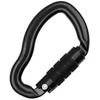 Italija KONG Ergo Twist Lock – aliumininis karabinas su automatiniu užraktu,