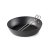 JAV GSI Carbon Steel Frypan 25 cm – anglinio plieno keptuvė su sulankstoma rankena
