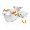 JAV GSI Glacier Stainless Base Camper Medium puodų rinkinys