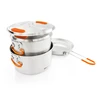 JAV GSI Glacier Stainless Base Camper Medium puodų rinkinys