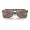 JAV Oakley Holbrook XL woodgrain Prizm tungsten polarized akiniai