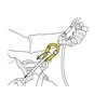 Karabinas Petzl rollclip Z screw lock