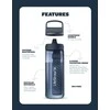 Gertuvė LifeStraw GO Series 650 ml cherry blossom pink