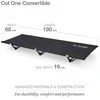 JAV Lova Helinox Cot One Convertible juodas regular