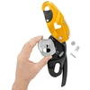 Prancūzija PETZL RIG Repairable – remontuojamas nusileidimo įtaisas, geltonas