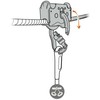 Petzl Trac Guide LT skridinys trosui
