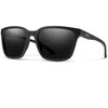 JAV Smith Shoutout matte juodas CP Polarized juodas akiniai