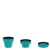 Jungtine Karalyste Sulankstomas puodelis Lifeventure Flexi Mug teal