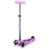 Šveicarija Maxi Micro Deluxe Glow LED – šviečiantis triratukas paspirtukas, violetinis