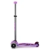 Šveicarija Maxi Micro Deluxe Glow LED – šviečiantis triratukas paspirtukas, violetinis