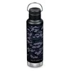 JAV Termosinė gertuvė Klean Kanteen Insulated Classic Loop Cap 592ml juodas camo