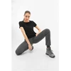 Viking Lenta Bamboo Light Lady moteriški bambukiniai marškinėliai Juodas - XL