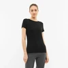 Viking Lenta Bamboo Light Lady moteriški bambukiniai marškinėliai Juodas - XL