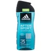 Adidas After Sport Dušo želė 3-In-1 Dušo želė vyrams, 250 ml