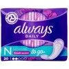 Higieniniai įklotai ALWAYS Dailies to GO Fresh Scent 20, vnt.