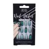 "Ardell Nail Addict" žaliai blizgantys "Chrome" dirbtiniai nagai