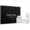 Rinkinys Calvin Klein: Euphoria EDT vyrams, 100 ml + Euphoria EDT vyrams, 15 ml *Miniatiūrinis + Euphoria balzamas po skutimosi, 100 ml