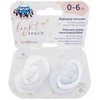 CANPOL BABIES silikoninis simetrinis čiulptukas ROYAL BABY, 0-6 mėn., 2 vnt., 22/650_blu