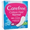Carefree Cotton Aloe Kelnaičių įklotai 1 pakuotė - 56 vnt