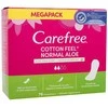 CAREFREE Cotton Feel Aloe Kelnaičių įklotai - normalūs, 1 pakuotė - 76 vnt.