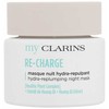Clarins Re-Charge Hydra-Replumping Night Kaukė Veido Kaukė, 50 ml