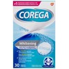 Corega valomosios tabletės 30vnt balinančios