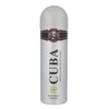 Cuba Black dezodorantas vyrams sidabriniame flakone