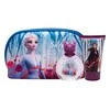 Disney Frozen II vaikiškos kosmetikos rinkinys (EDT tualetinis vanduo, 50 ml + dušo želė, 100 ml + kosmetinė)
