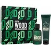 Dsquared2 Žalias Wood 2 dalių rinkinys