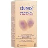 Durex Sensual Extra Lube prezervatyvai su papildomu lubrikantu 10 vnt
