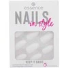 "Essence Cosmetics Nails In Style" dirbtiniai nagai 15-Keep It Basic 12 vnt