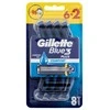 Blue3 Vienkartiniai skustuvai Gillette Mėlynas 3, 6 vnt.+ 2 vnt.